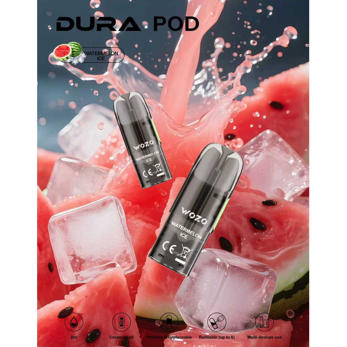 CARTRIDGE WOZO DURA POD 2ML RELX