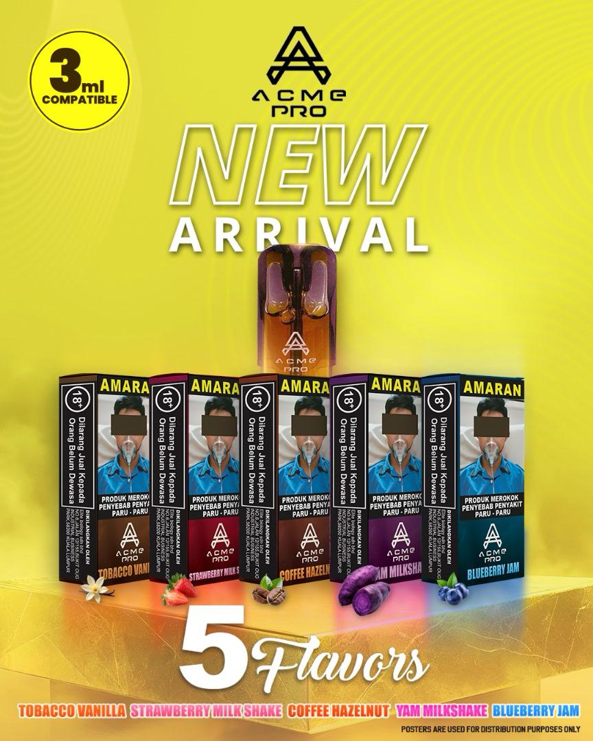 CARTRIDGE ACME PRO POD 3ML ( 1 POD ) COMPATIBLE NANO