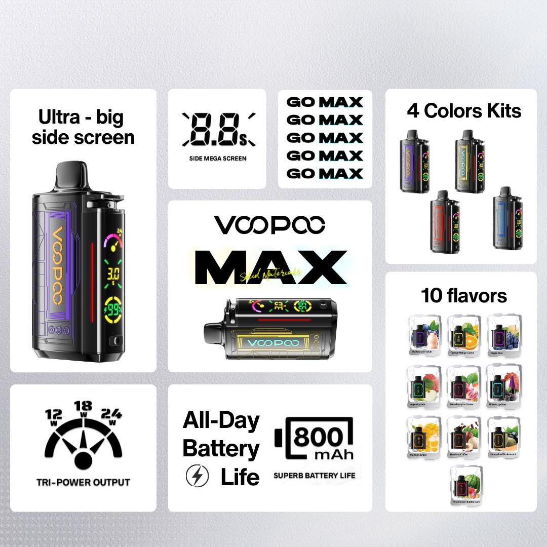 STARTER KIT VOOPOO MAX 16000 PUFFS