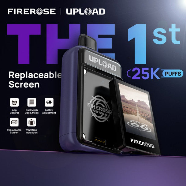 UPLOAD 25000 PUFFS by FIREROSE ( NO SCREEN )