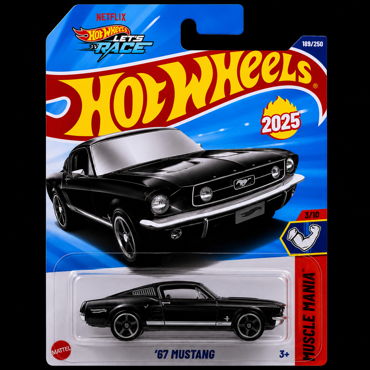 HOT WHEELS MAINLINE 2025 - '67 MUSTANG (189/250)