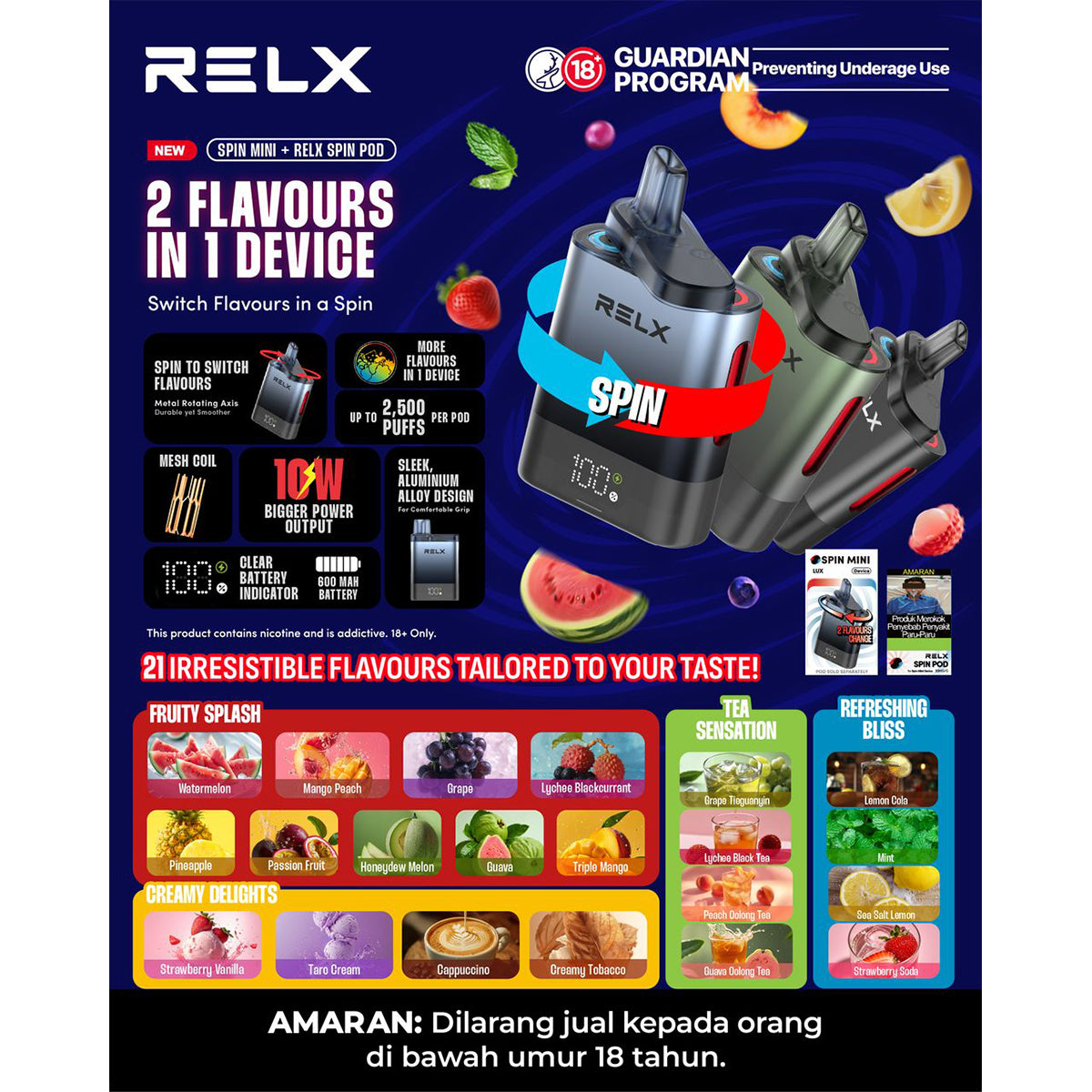 RELX SPIN MINI POD
