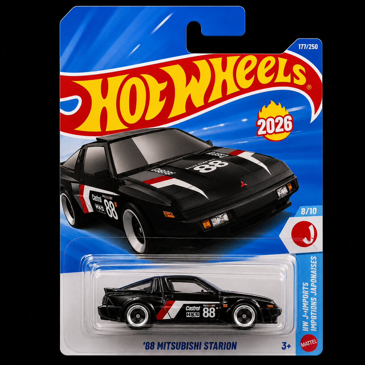 HOT WHEELS MAINLINE 2026 - '88 MITSUBISHI STARION (177/250)