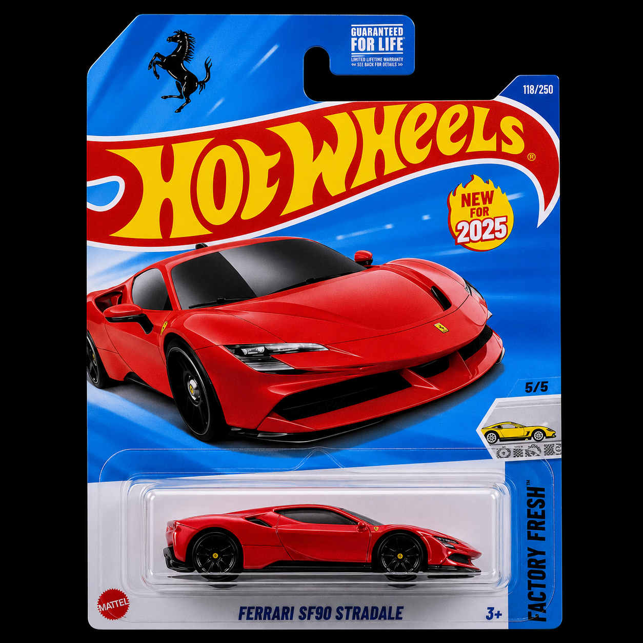 HOT WHEELS MAINLINE 2025 - FERRARI SF90 STRADALE (18/250)