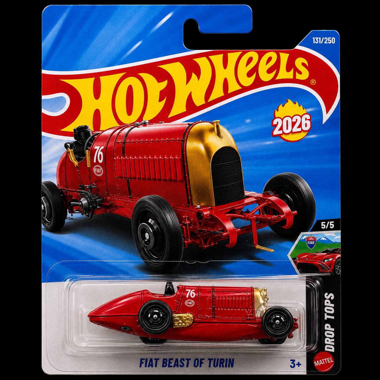 HOT WHEELS MAINLINE 2026 - FIAT BEAST OF TURIN (131/250)