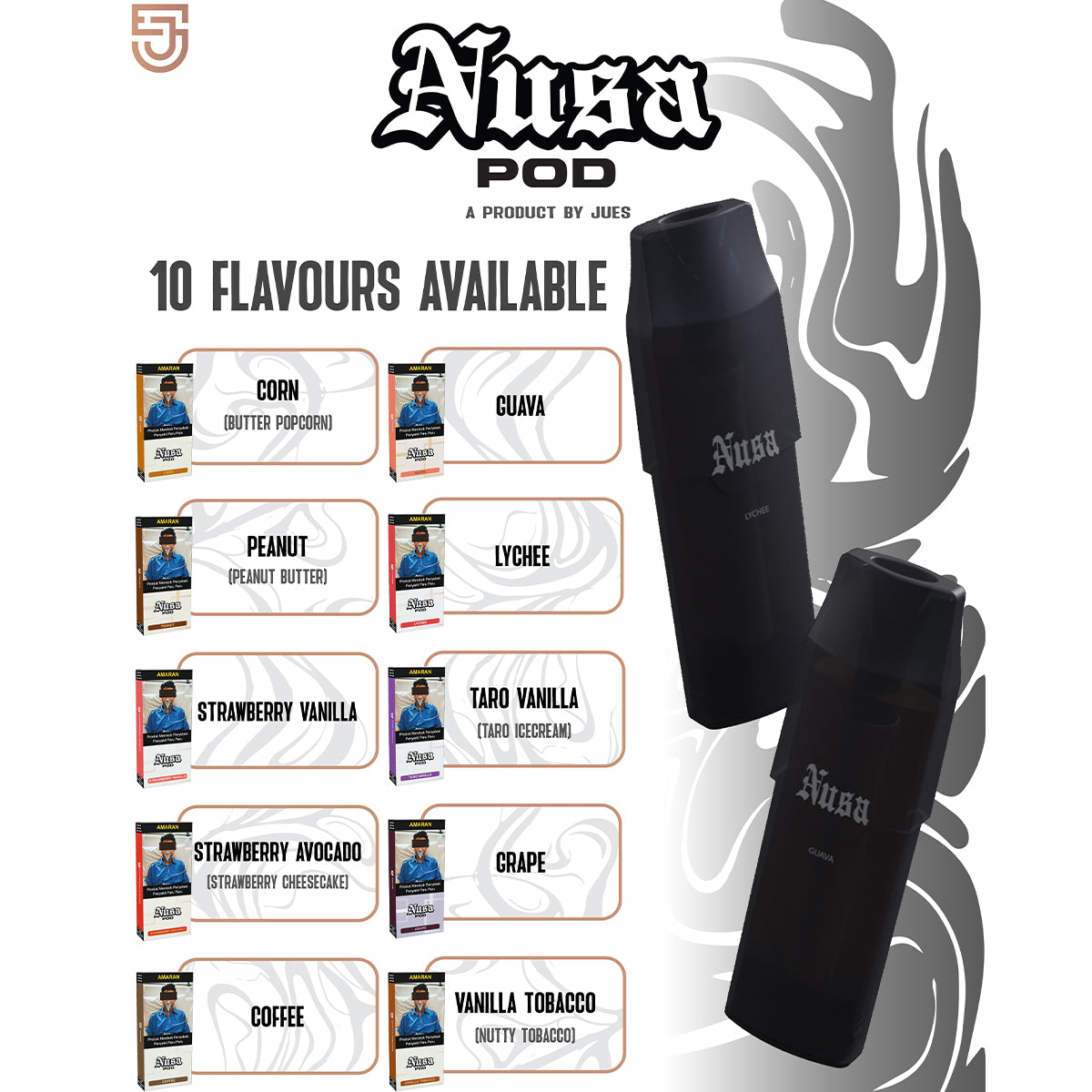 CARTRIDGE NUSAPOD 2.2ML by JUES (1 POD) COMPATIBLE NANO
