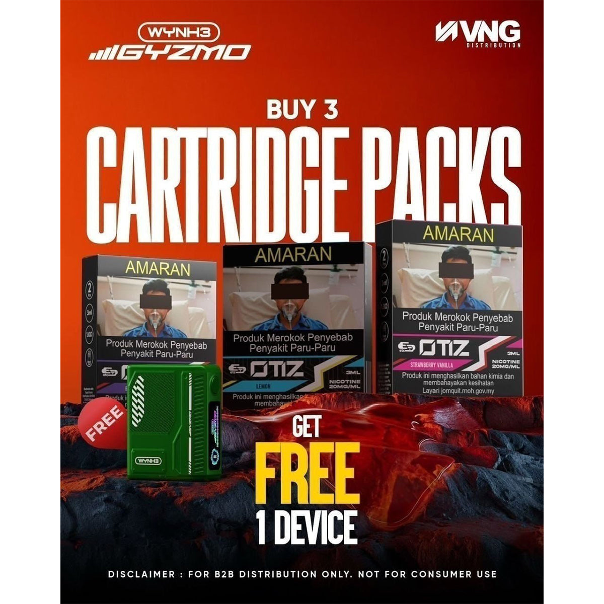 KIT WYNH3 GYZMO - BUY 3 FOC 1 DEVICE