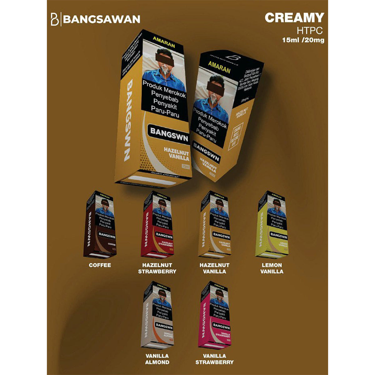 HTPC BANGSAWAN CREAMY SERIES 15ML 20MG