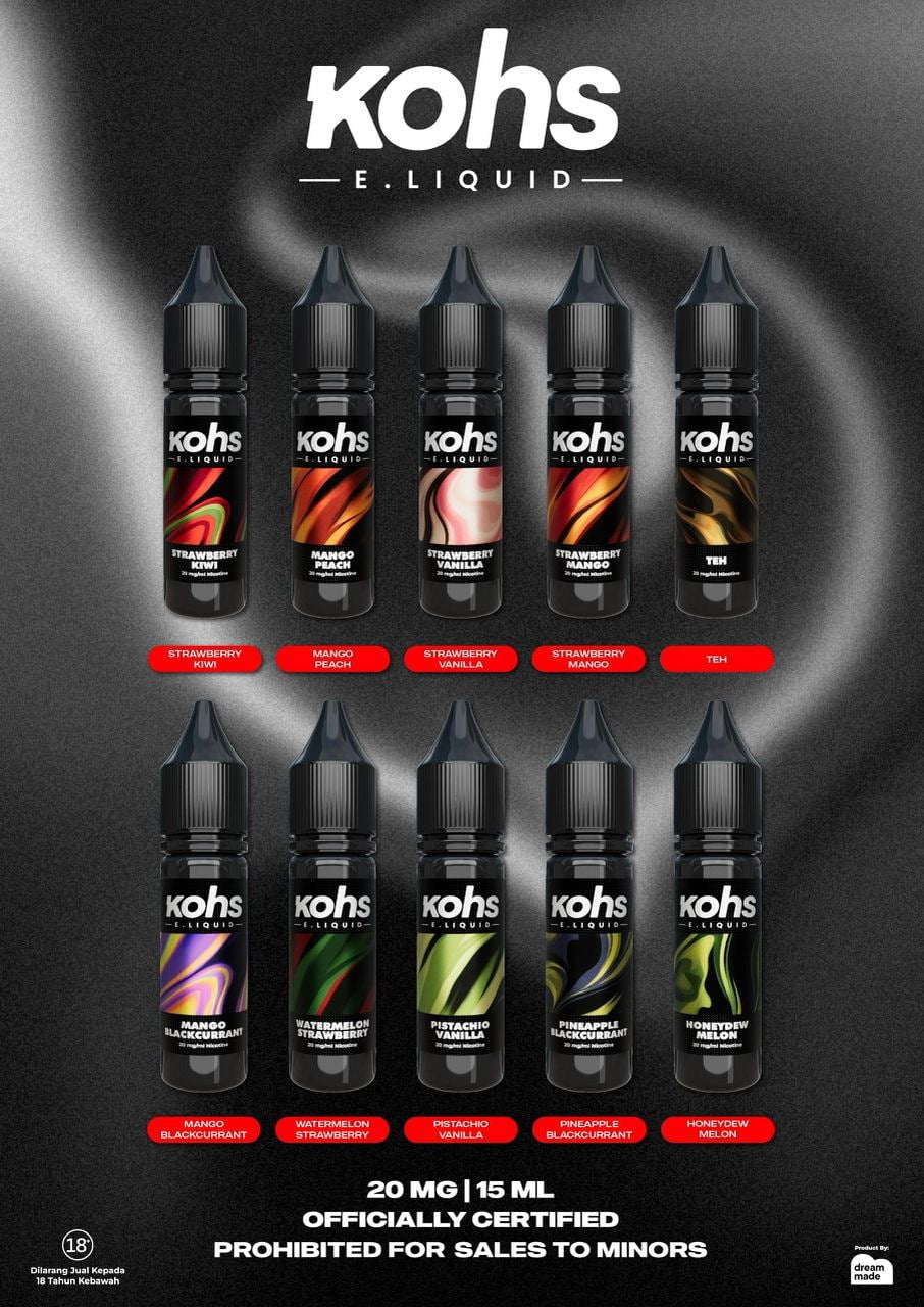 KOHS / FUSELAB E-LIQUID 15ML 20MG