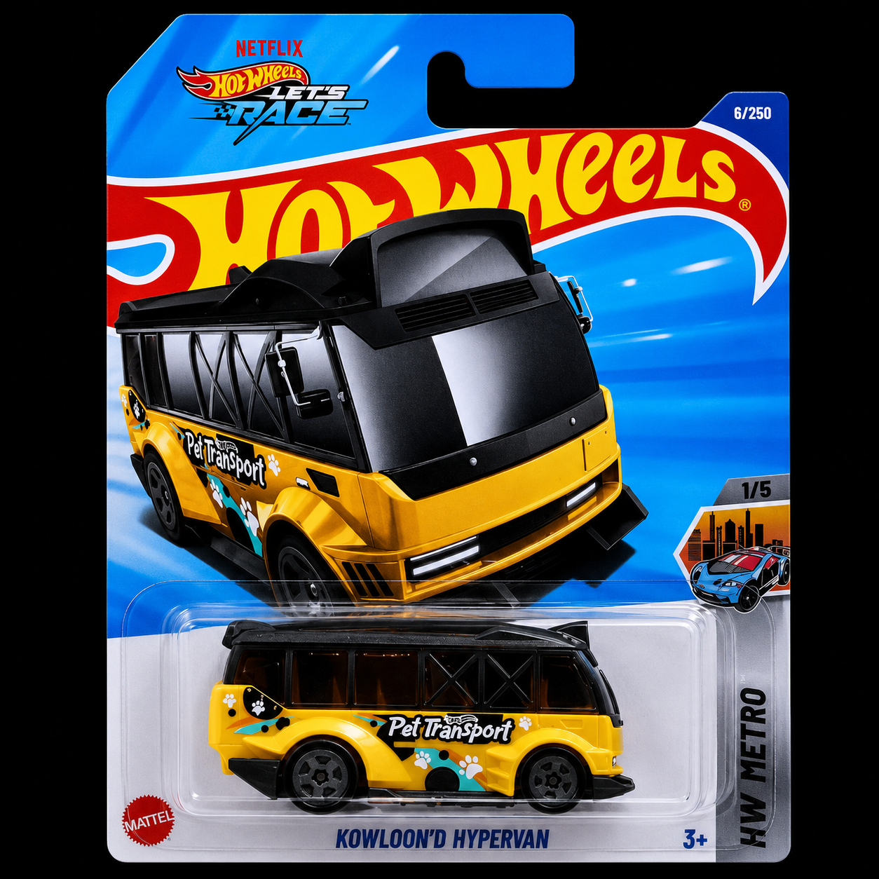 HOT WHEELS MAINLINE 2025 - KOWLOON'D HYPERVAN (6/250)