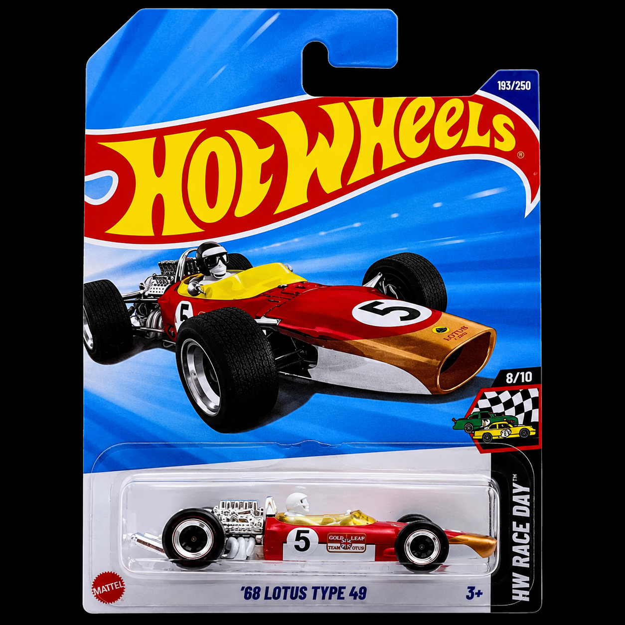 HOT WHEELS MAINLINE 2025 - '68 LOTUS TYPE 49 (193/250)