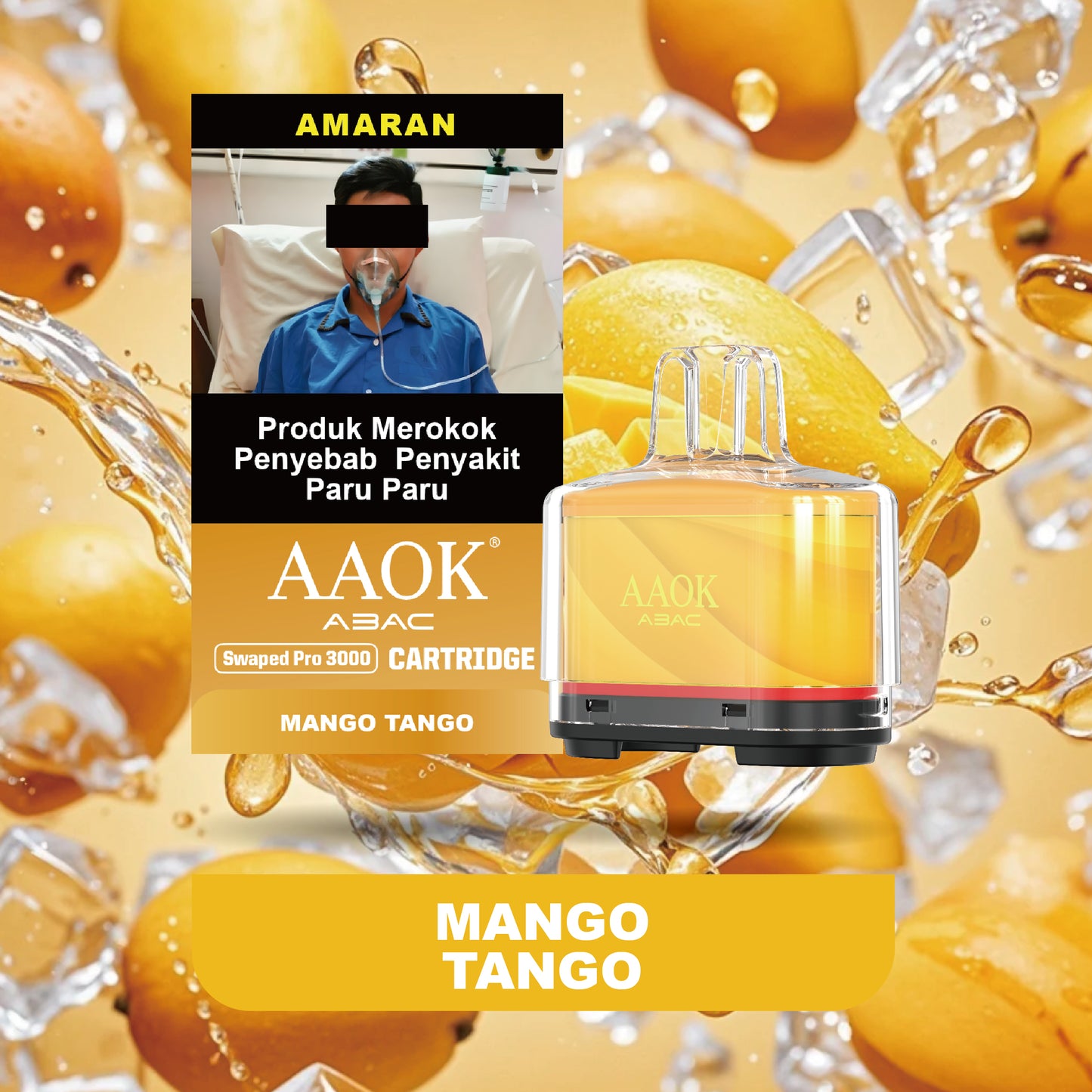 CARTRIDGE AAOK SWAPED PRO 3000 PUFFS