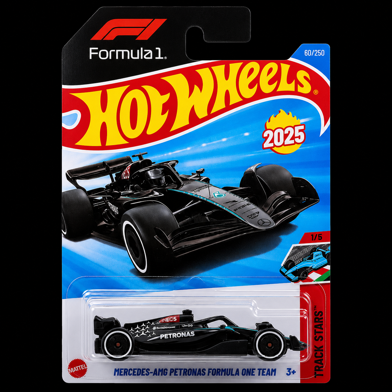 HOT WHEELS MAINLINE 2025 - MERCEDES-AMG PETRONAS FORMULA ONE TEAM (59/250)