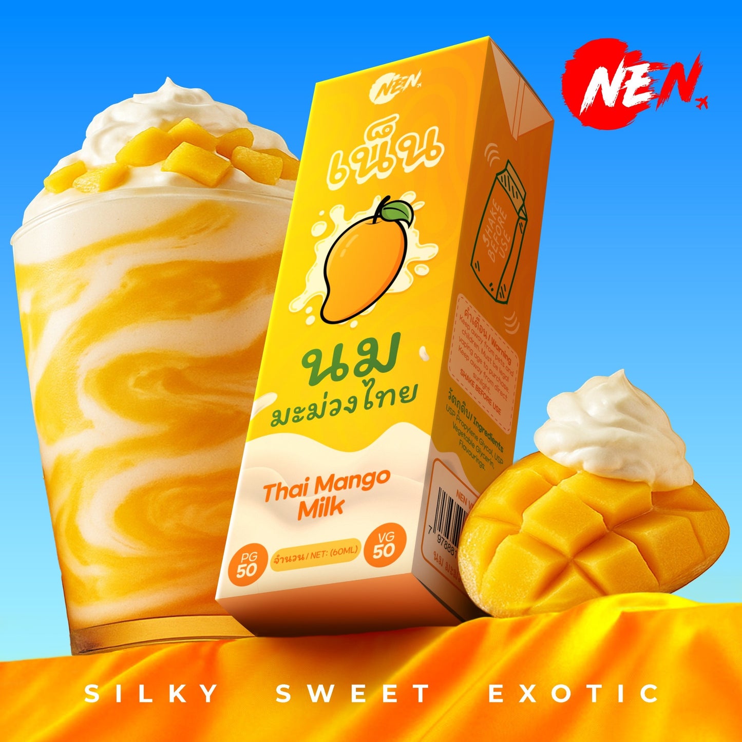 FREEBASE NEN THAI MANGO MILK V5 60ML