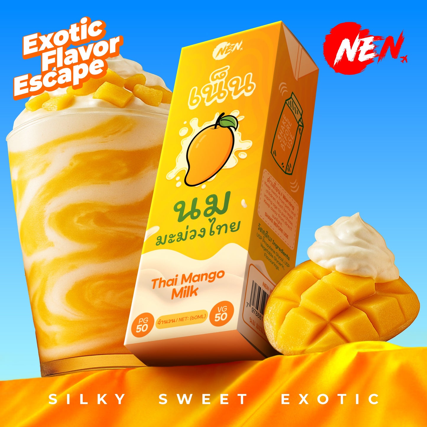 FREEBASE NEN THAI MANGO MILK V5 60ML