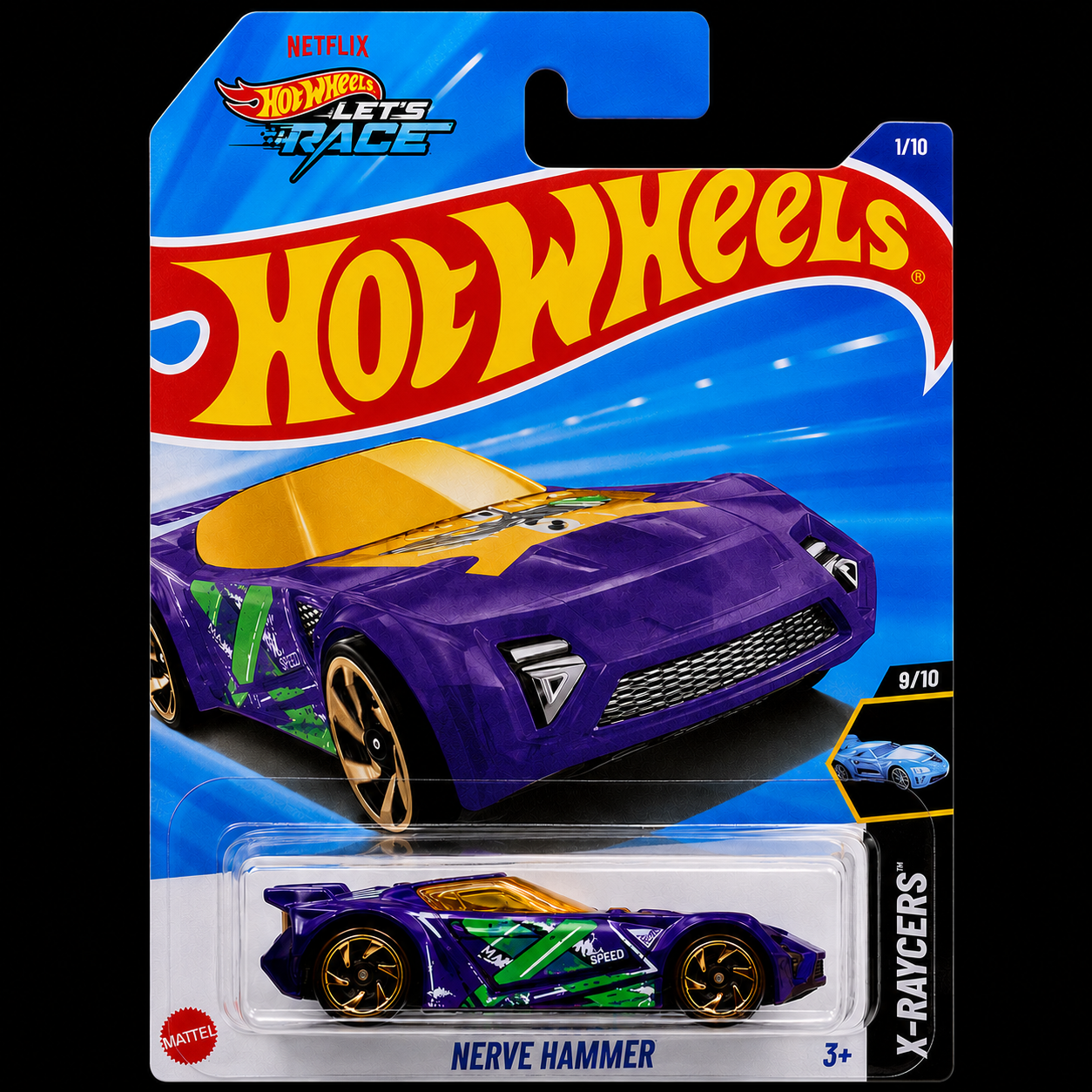 HOT WHEELS MAINLINE 2025 - NERVE HAMMER (13/250)