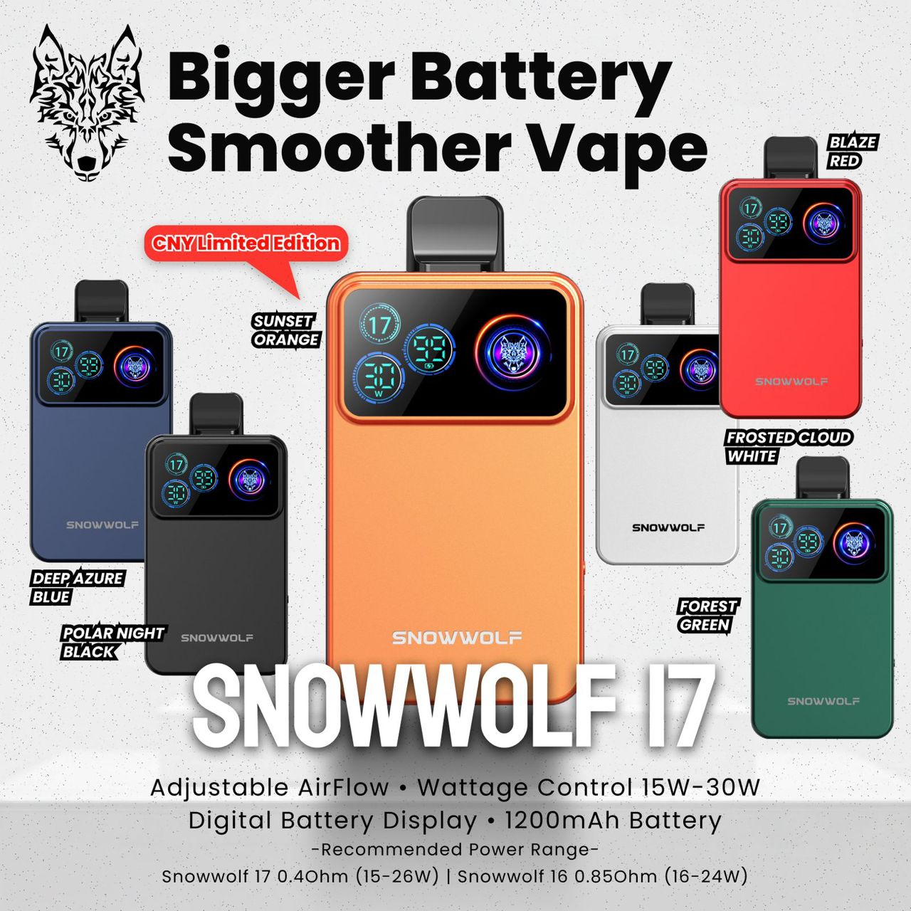 KIT SET SNOWWOLF 17