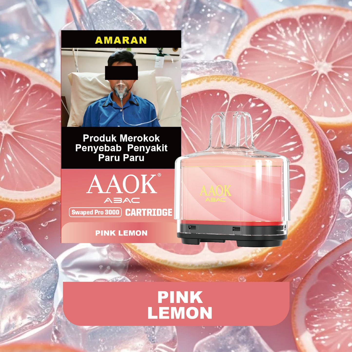 CARTRIDGE AAOK SWAPED PRO 3000 PUFFS