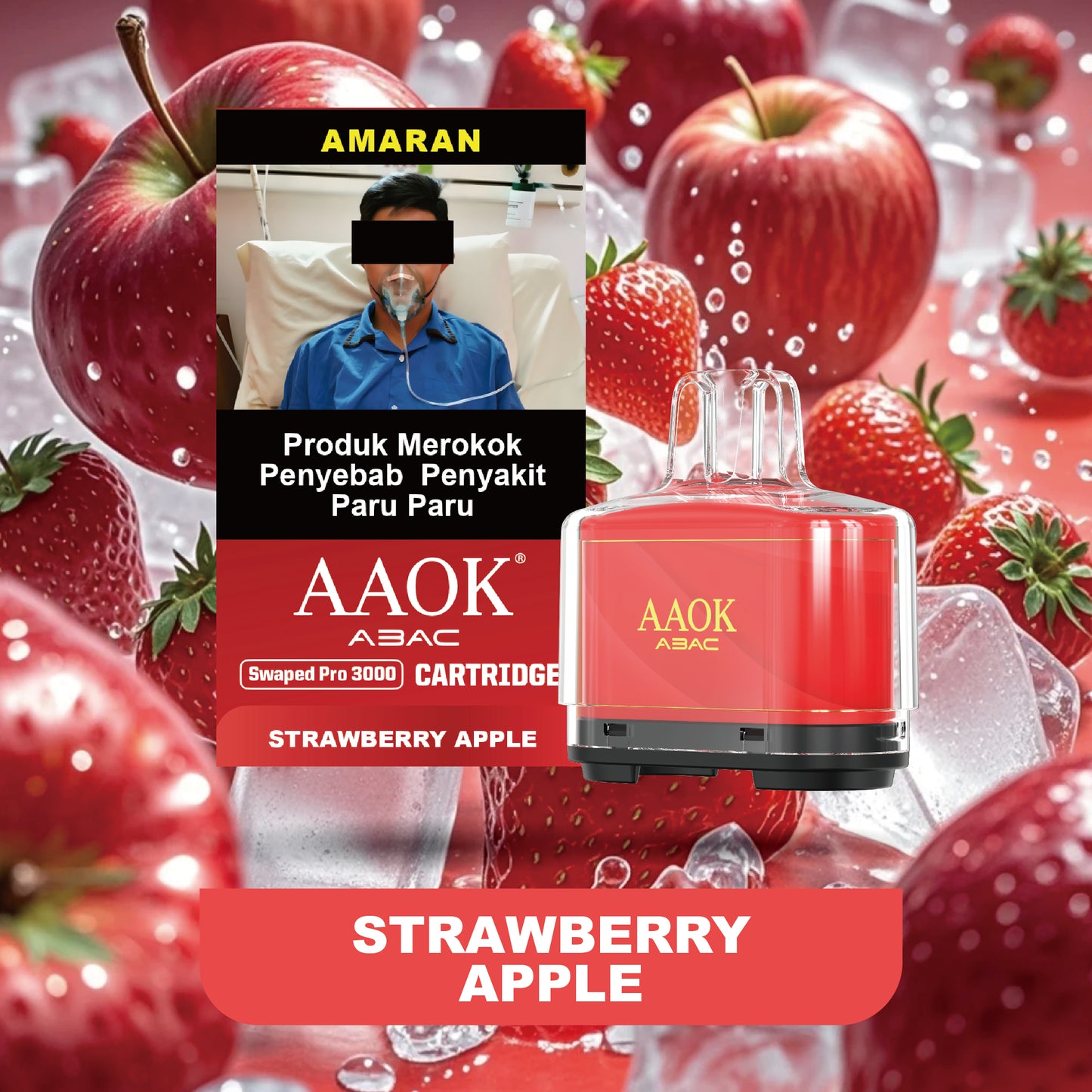 CARTRIDGE AAOK SWAPED PRO 3000 PUFFS