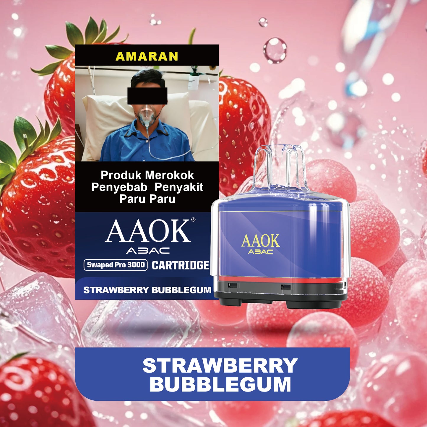 CARTRIDGE AAOK SWAPED PRO 3000 PUFFS