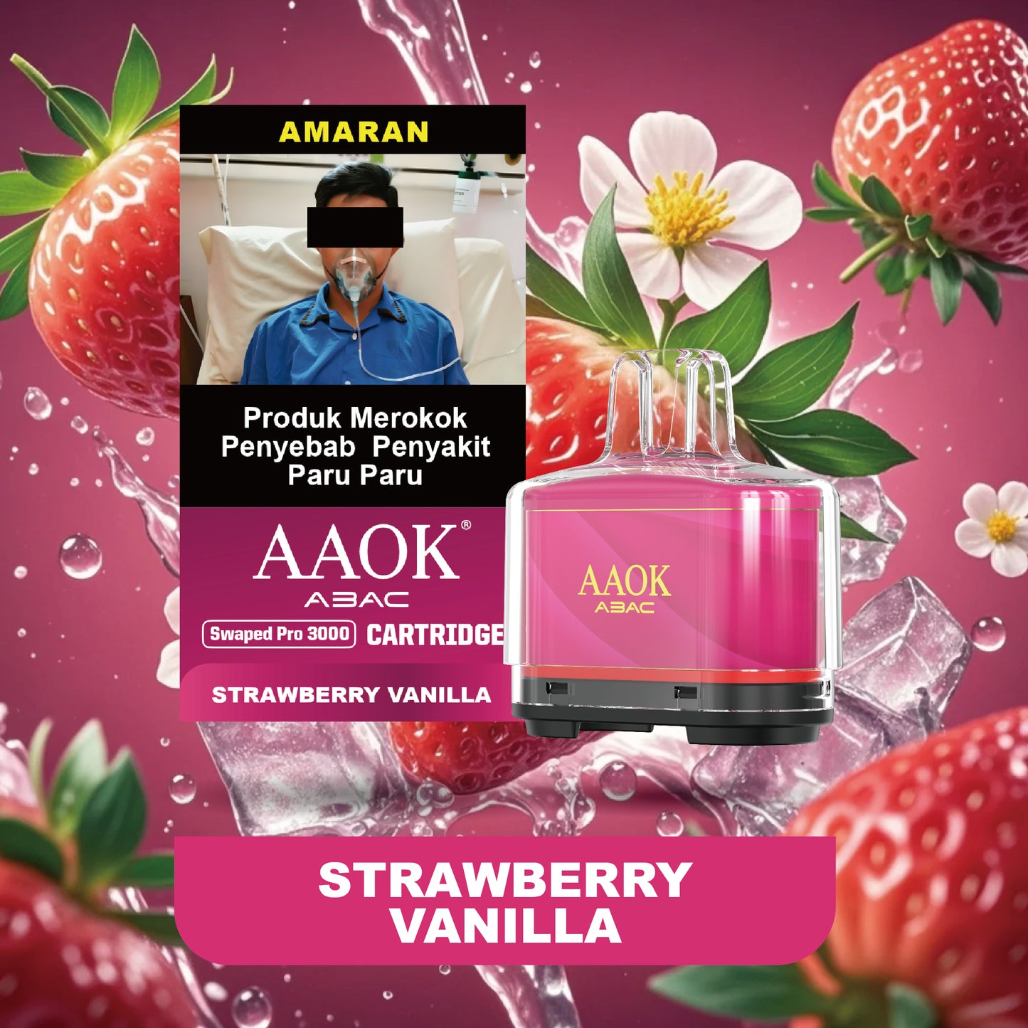 CARTRIDGE AAOK SWAPED PRO 3000 PUFFS