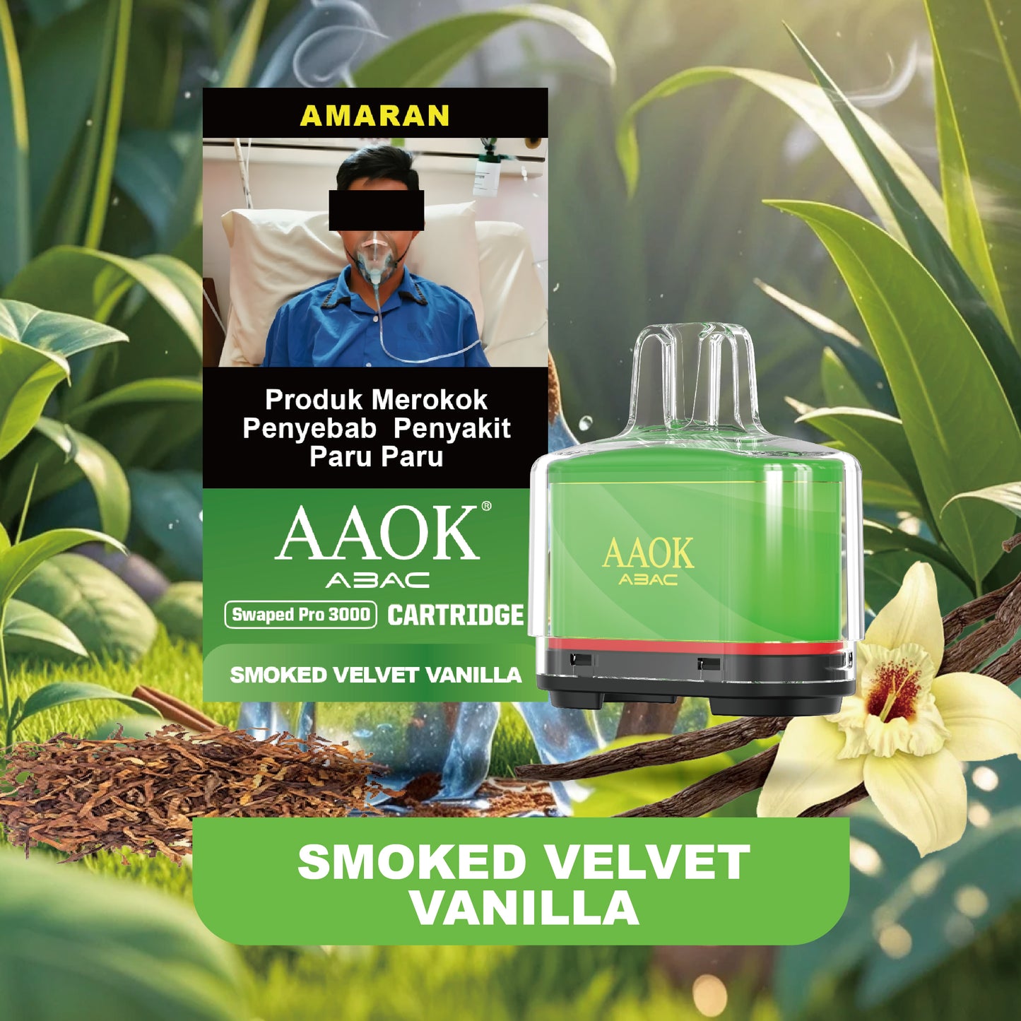CARTRIDGE AAOK SWAPED PRO 3000 PUFFS