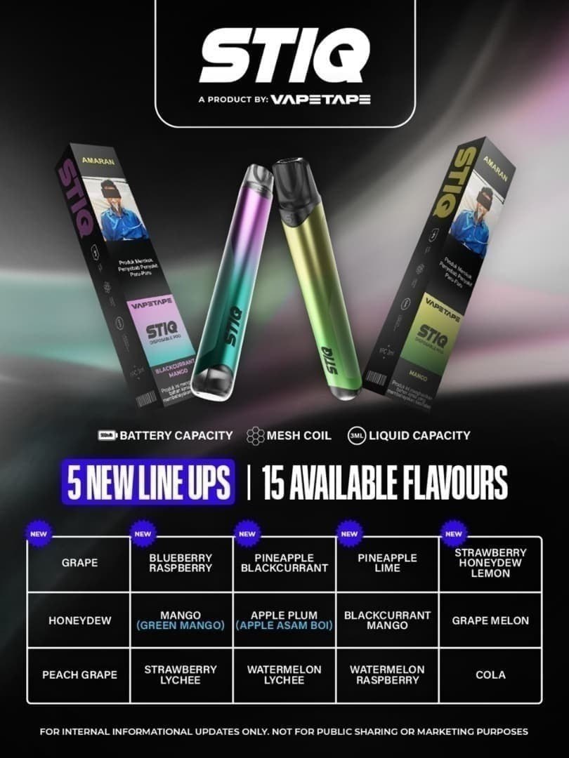 VAPETAPE STIQ 3000 PUFFS