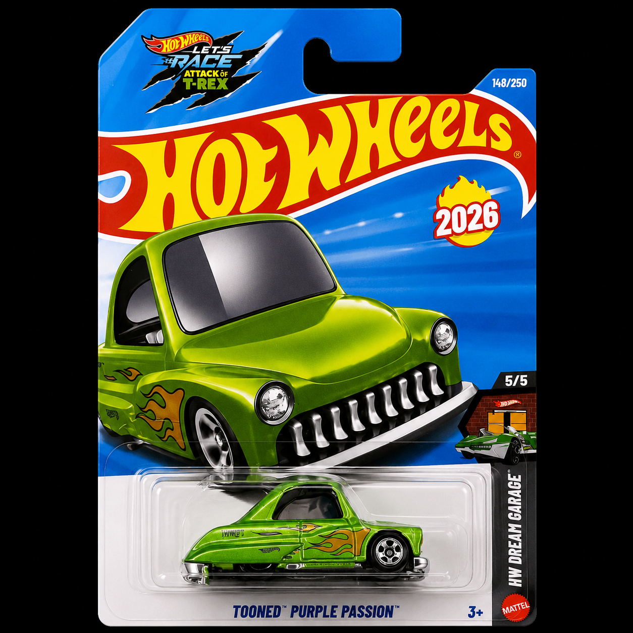 HOT WHEELS MAINLINE 2026 - TOONED PURPLE PASSION (148/250)