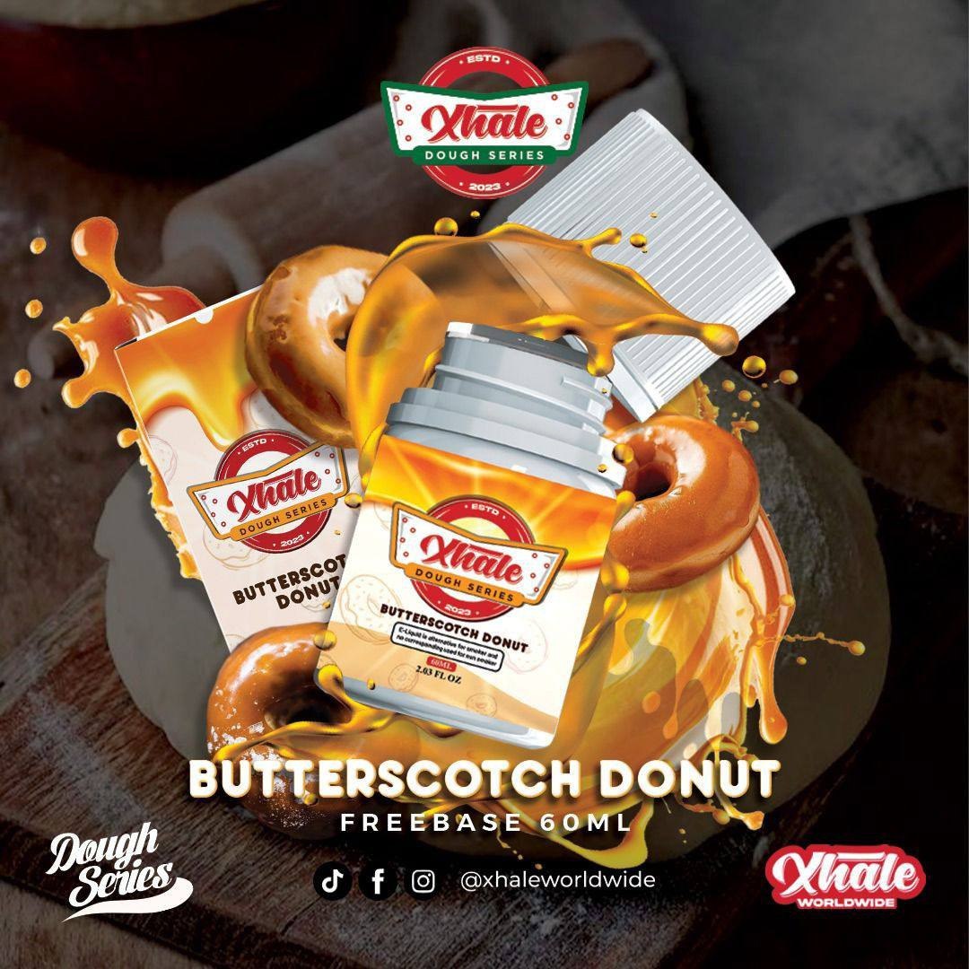 FREEBASE XHALE BUTTERSCOTCH DONUT V2 60ML  BlackBirdVape