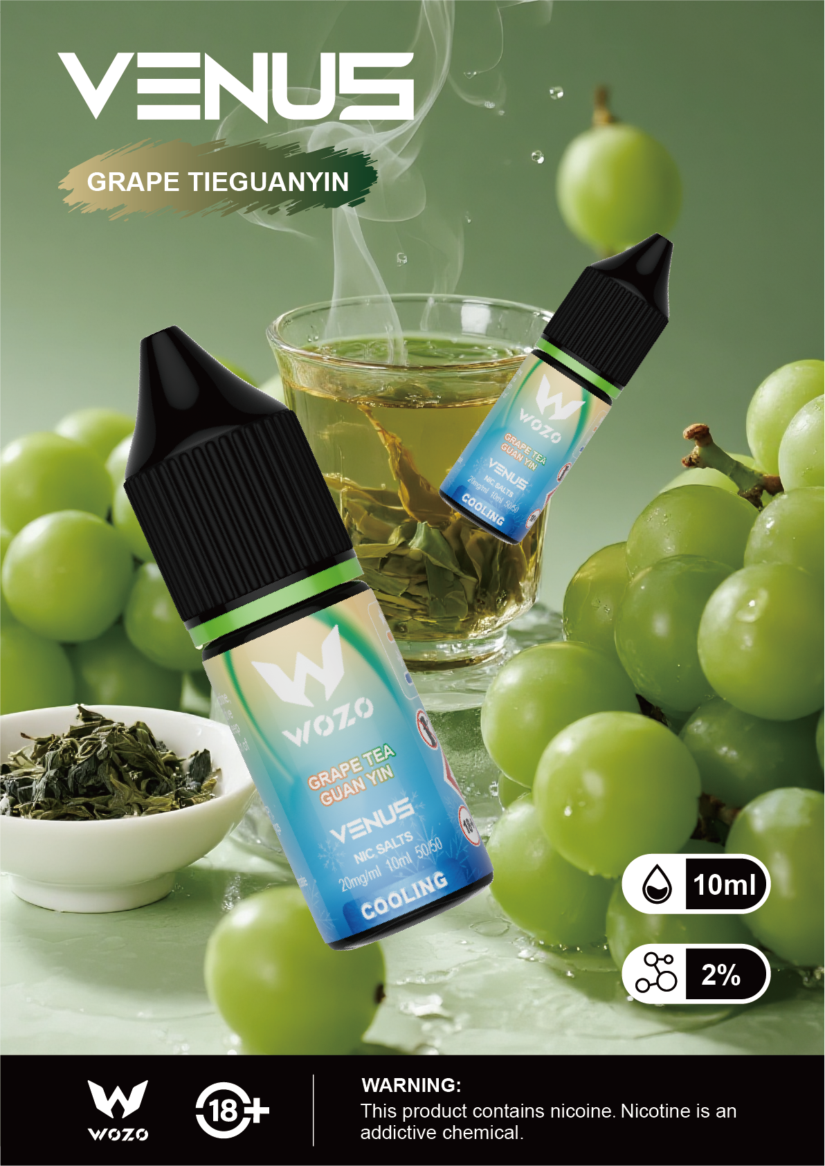 WOZO E-JUICE LIQUID 10ML 20MG