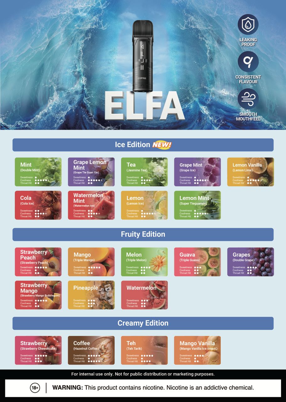 NEW ELFA TURBO 3ML by ELFBAR