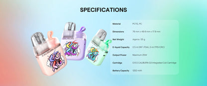 DEVICE KIT CALIBURN G3 LITE KOKO by UWELL