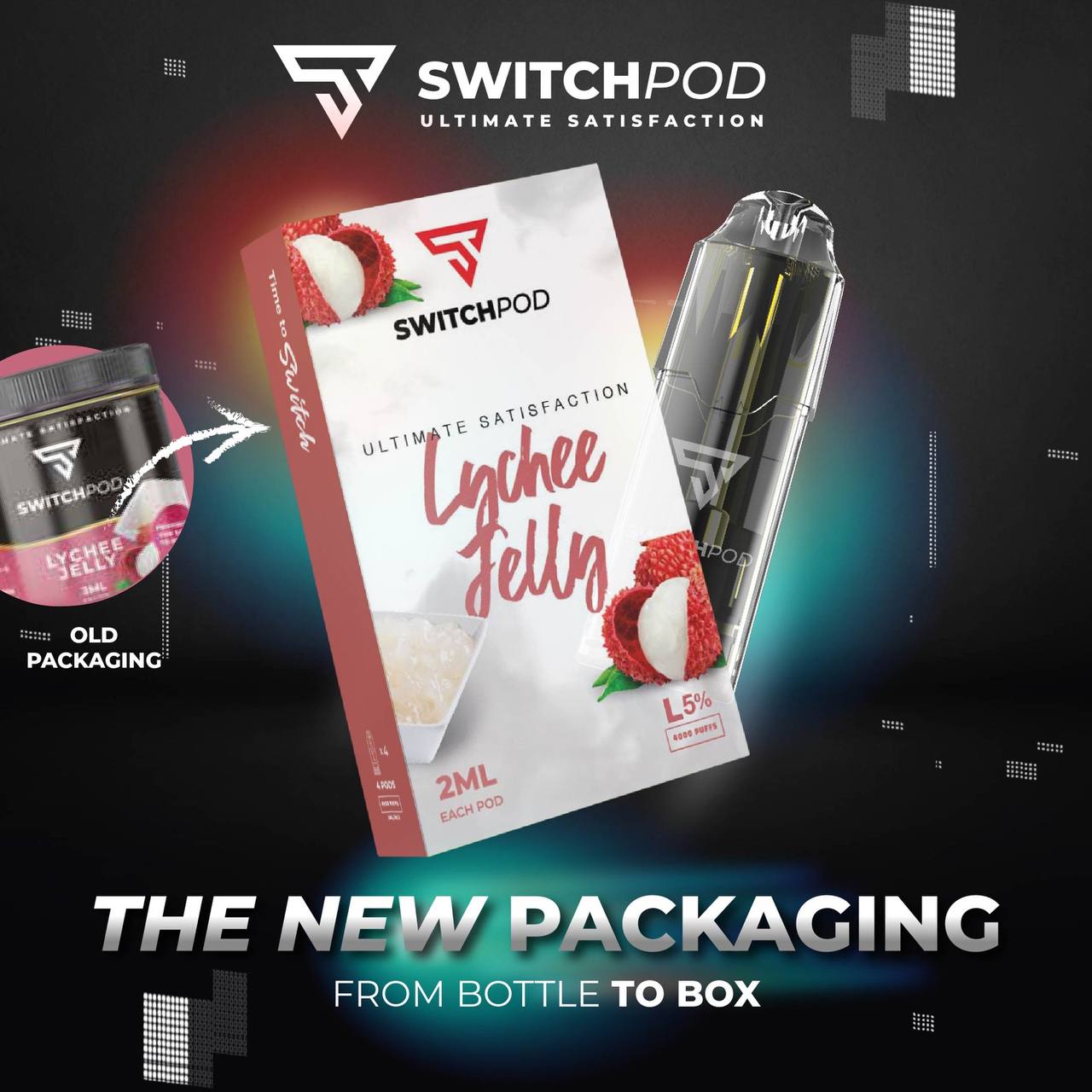 CARTRIDGE SWITCH POD ( 1 POD ) COMPATIBLE NANO