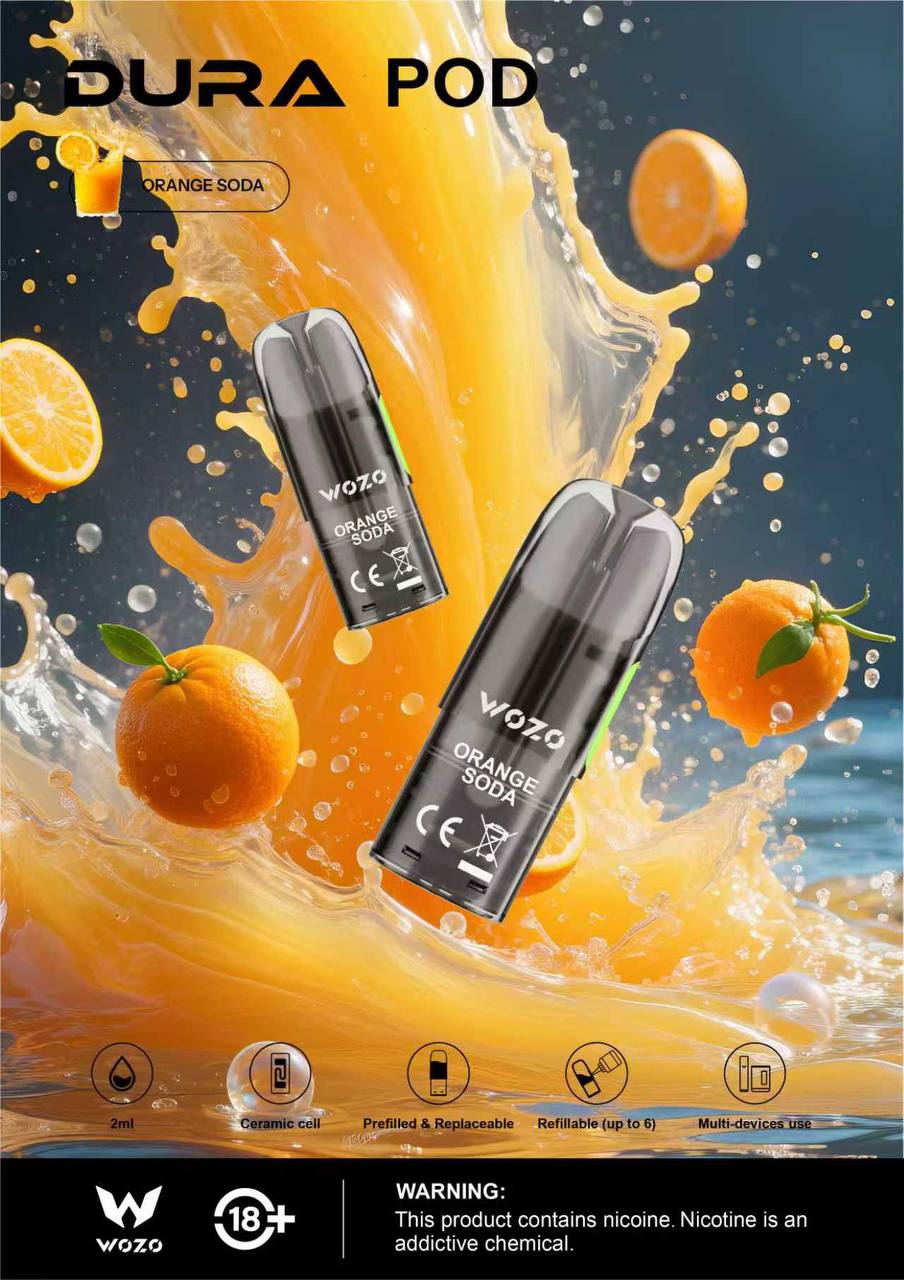 CARTRIDGE WOZO DURA POD 2ML COMPATIBLE RELX