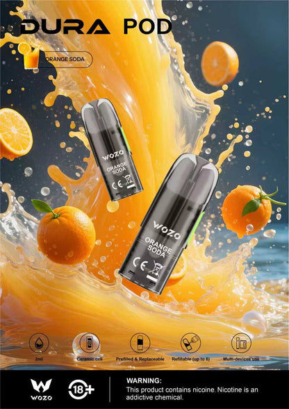 CARTRIDGE WOZO DURA POD 2ML COMPATIBLE RELX