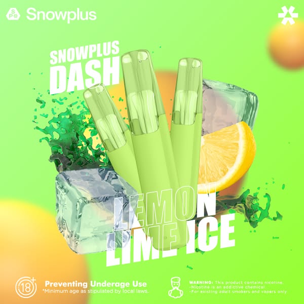 SNOWPLUS DASH 4000 PUFFS 雪茄鸭嘴兽正品 3%