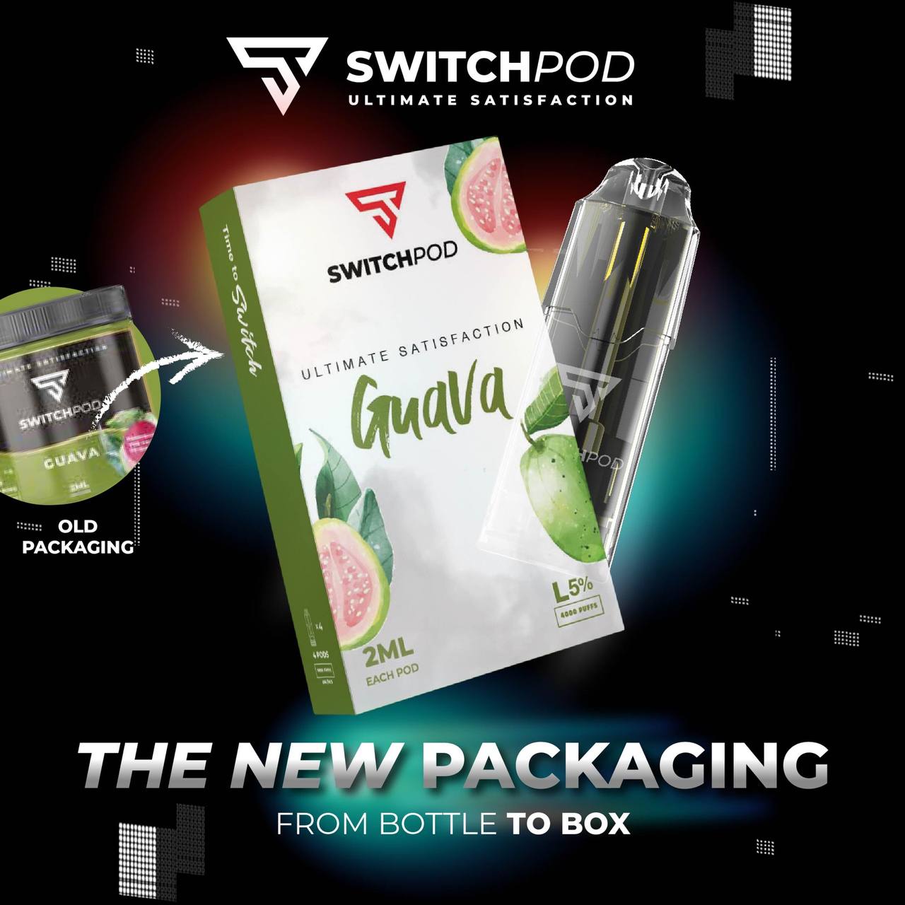 CARTRIDGE SWITCH POD ( 1 POD ) COMPATIBLE NANO
