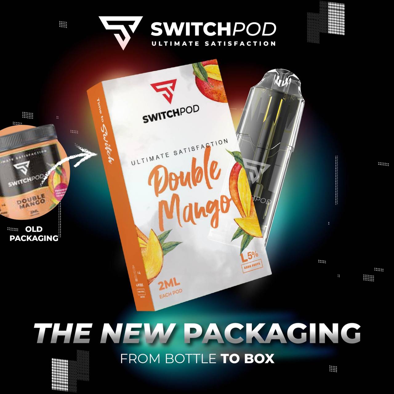 CARTRIDGE SWITCH POD ( 1 POD ) COMPATIBLE NANO