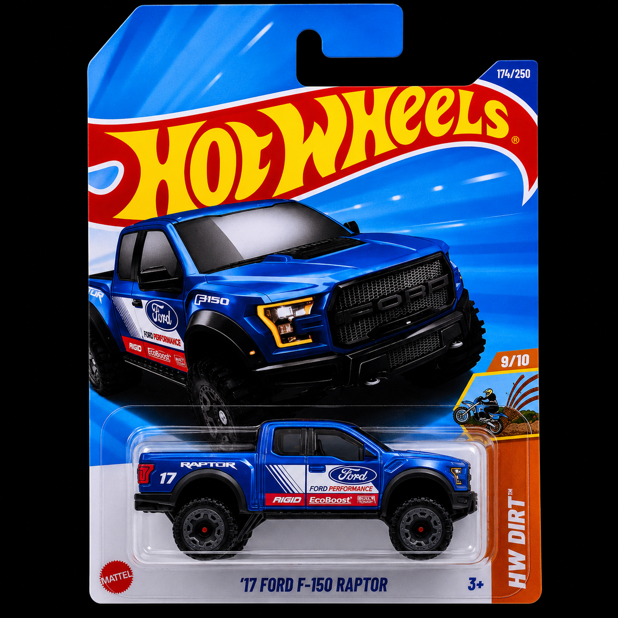 HOT WHEELS MAINLINE 2025 - '17 FORD F-150 RAPTOR (178/250)