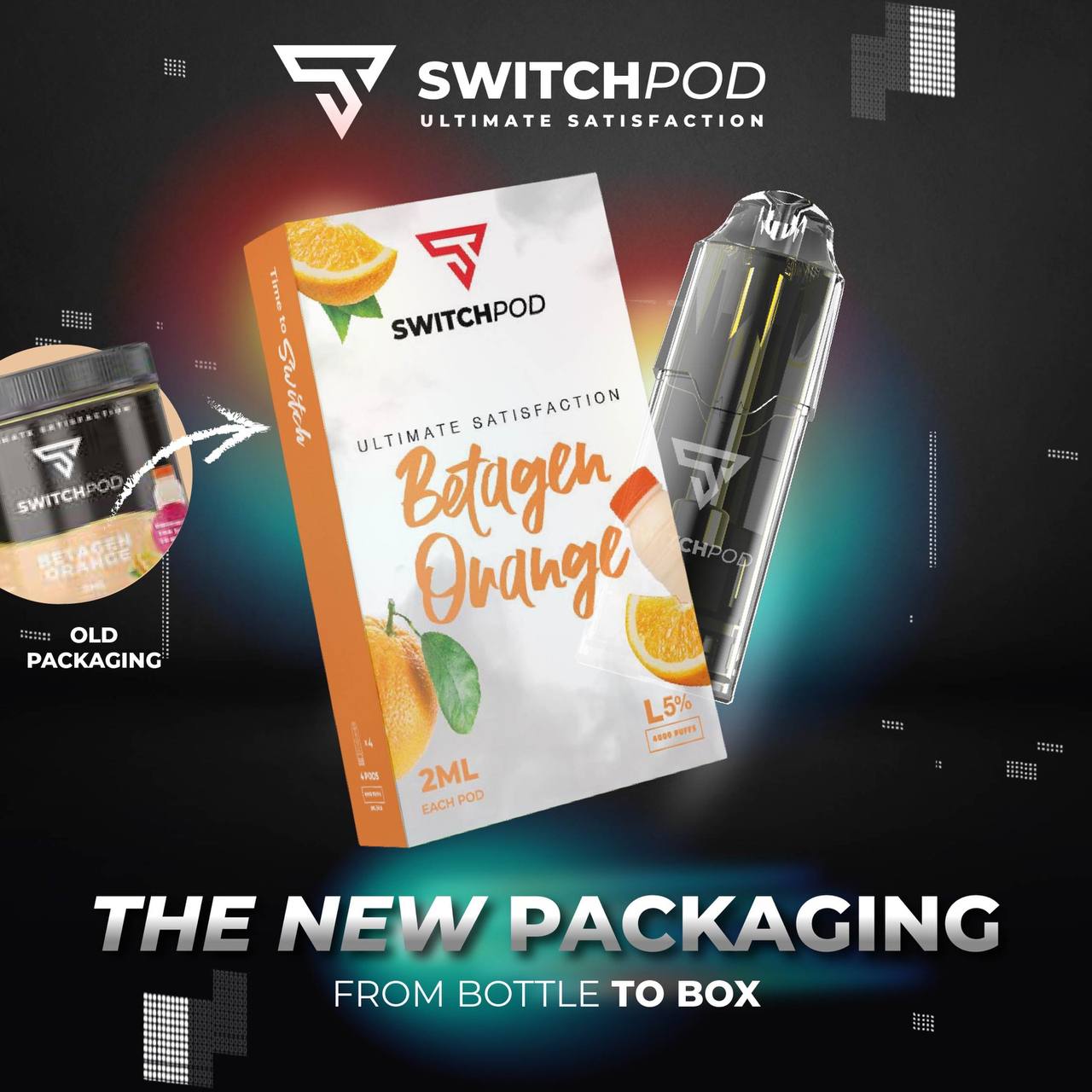 CARTRIDGE SWITCH POD ( 1 POD ) COMPATIBLE NANO