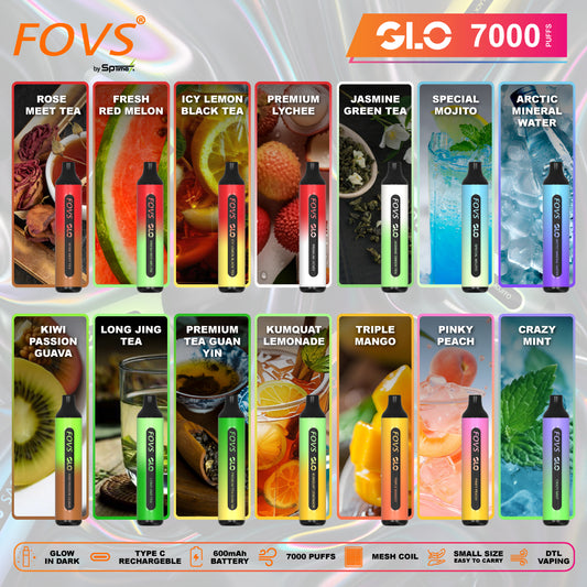 FOVS GLO 7000 PUFFS