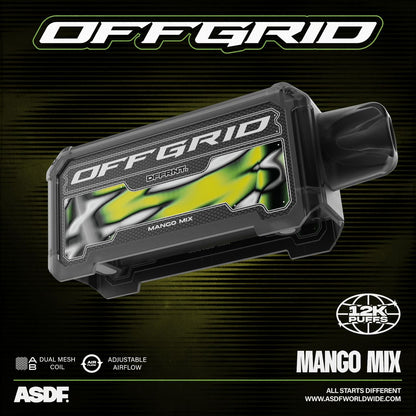 CARTRIDGE OFFGRID 12000 PUFFS by ASDF