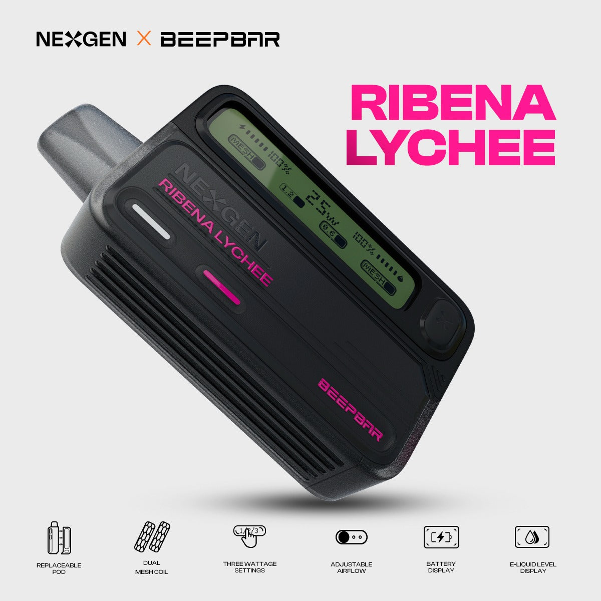 CARTRIDGE BEEPBAR POD 15000 PUFFS by FUSELAB