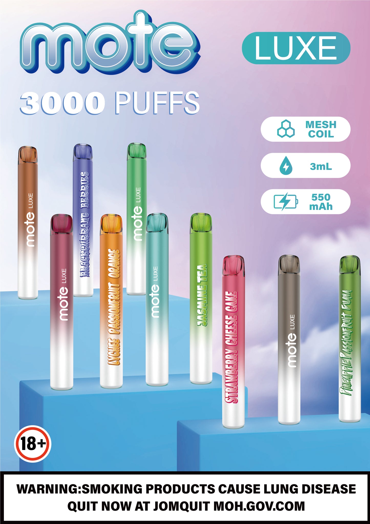 MOTE LUXE 3000 PUFFS