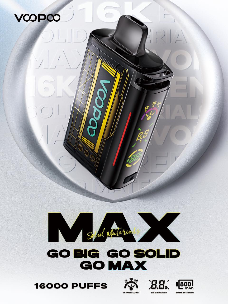 STARTER KIT VOOPOO MAX 16000 PUFFS