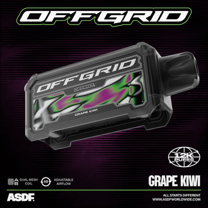 CARTRIDGE OFFGRID 12000 PUFFS by ASDF