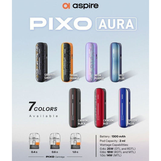 ASPIRE PIXO AURA POD SYSTEM KIT