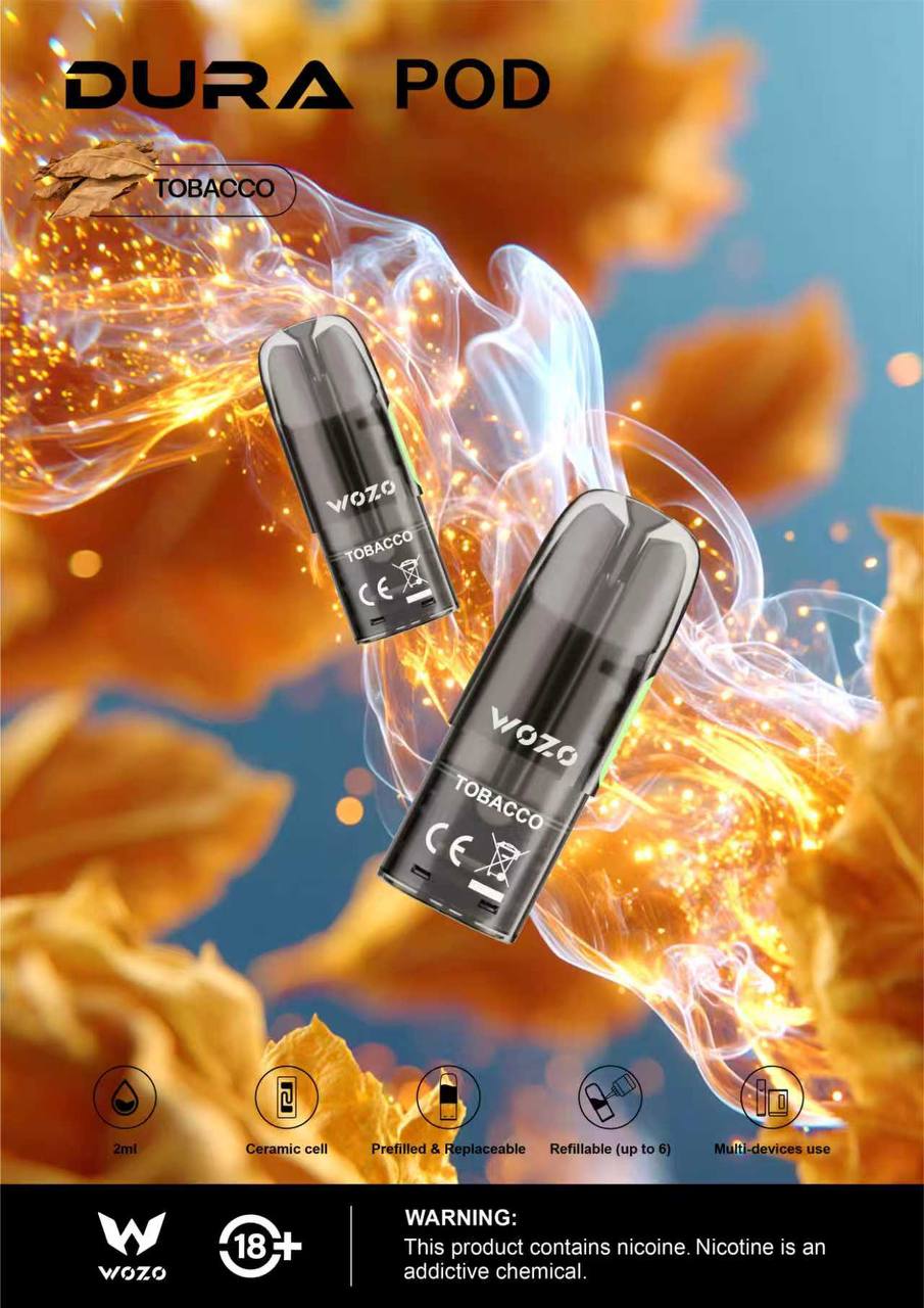 CARTRIDGE WOZO DURA POD 2ML COMPATIBLE RELX