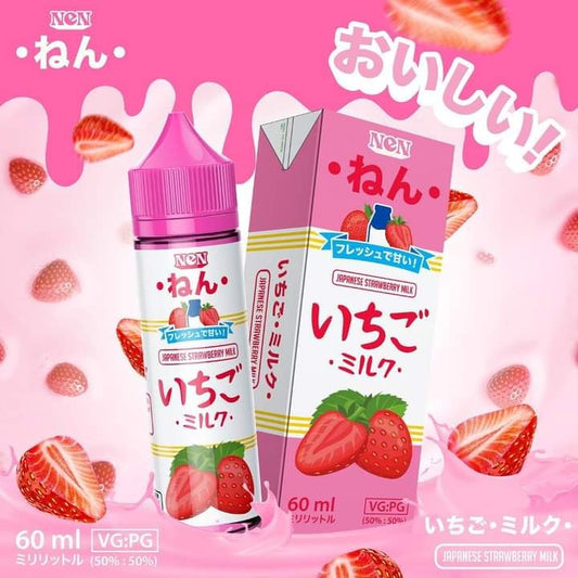 FREEBASE NEN JAPANESE STRAWBERRY MILK V1 60ML
