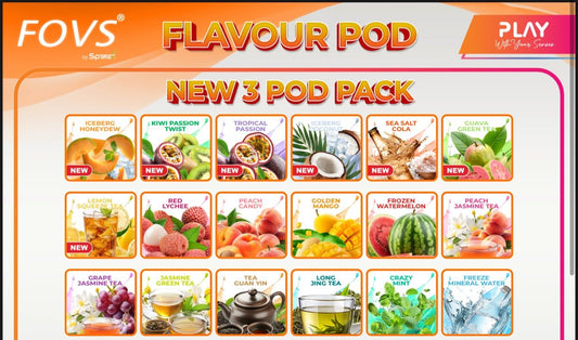 CARTRIDGE FOVS ( 3 PODS )